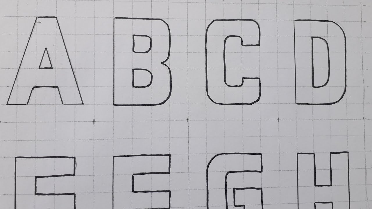 Commercial Art Alphabet